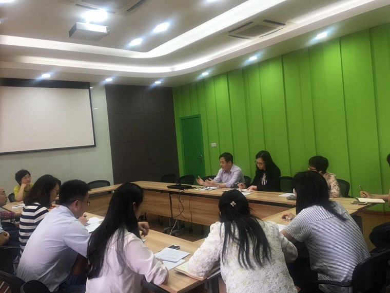 bevictor1946韦德官网教工党支部组织开展“争做四有好老师”讨论会